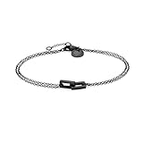 Liebeskind Berlin Armband mit Link Anhänger LJ-1467-B-20 IP Black