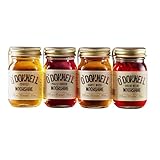 O'Donnell Moonshine Mini Set - Classic Edition (4 x 50ml) - Geschenkidee - Perfekt als Shot oder im Cocktail - Handwerklich hergestellte Spirituosen aus Berlin