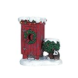 Lemax 64481 - Christmas Outhouse - Geschmücktes Plumpsklo - Zubehör Weihnachtsdorf