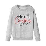 Weihnachtspullover Familie Set Xmas Print Weihnachtspullover Kinder Damen Herren Winterpullover Atmungsaktiv Pullover Rundhals Weihnachtspullis Weiches Strickpullover Sweatshirt Weihnachtsoutfit