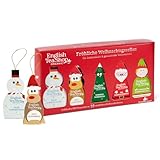 ETS - BIO Wintertee Box 'Fröhliche Weihnachtsgesellen', Tee Geschenk, Wichtelgeschenk, 10 Pyramidenbeutel