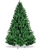 Parti Weihnachtsbaum Künstlich 180 cm Künstlicher Weihnachtsbaum Künstliche Weihnachtsbäume Tannenbaum Künstlich Christmas Tree für Deko Weihnachten (180CM)