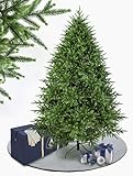 eveXmas 190cm Künstlicher Weihnachtsbaum, Tannenbaum Infinity Klassik Grün, 1132 Zweige 100% PE-Spitzen, inklusive Metallständer