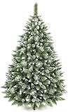 AmeliaHome Künstlicher Weihnachtsbaum 280 cm Tannenbaum Christbaum Kiefer PVC Weihnachtsdeko Lemmy