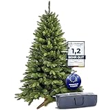 Amari ® Naturgetreuer Künstlicher Weihnachtsbaum 180cm - Tannenbaum Künstlich Christbaum Christmas Tree - Künstliche weihnachtsbäume - Faltbarer Weihnachtsbaum Künstlich