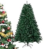 Weihnachtsbaum Künstlich 210 cm, 1432 Spitzen, Dichte Nadeln Premium Künstlicher Weihnachtsbaum mit Metallständer für Weihnachtsdeko Grüne Tannenbaum Christbaum Einfacher Aufbau