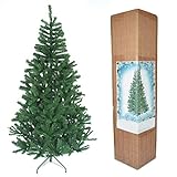 Gift 4 All Occasions Künstlicher Weihnachtsbaum, mit Metallständer, Form Kiefer, 230 Spitzen, 1,2 m, Grün