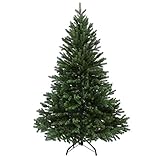 BB Sport Luxus Christbaum 180 cm Dunkelgrün künstlicher Weihnachtsbaum PE/PVC Spritzguss Mix Tannenbaum Standfuß