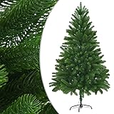 vidaXL Künstlicher Weihnachtsbaum Naturgetreue Nadeln 210cm Grün Tannenbaum